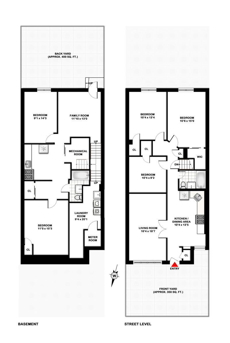 Floorplan for 3332 Gunther Avenue
