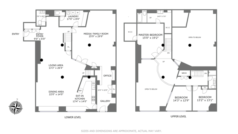 Floorplan for 68 Jane Street, 1W