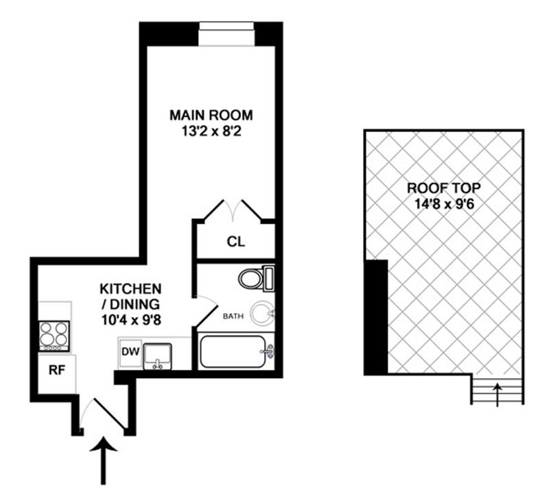 Floorplan for 525 Broome Street