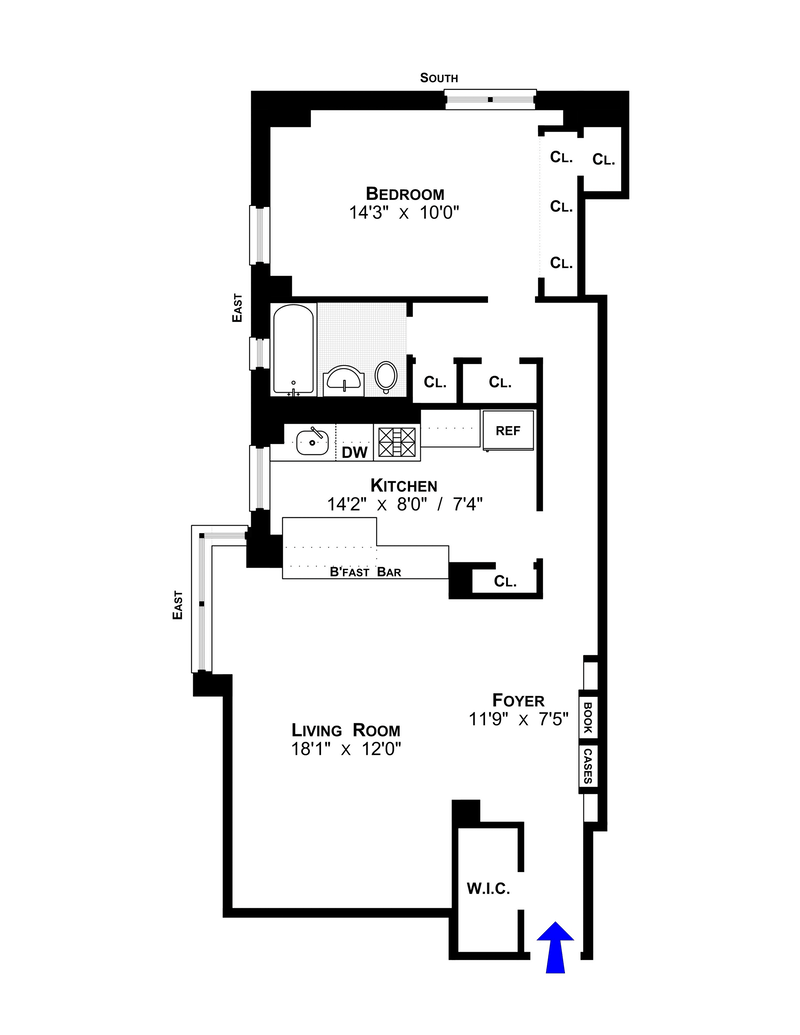 Floorplan for 572 Grand Street