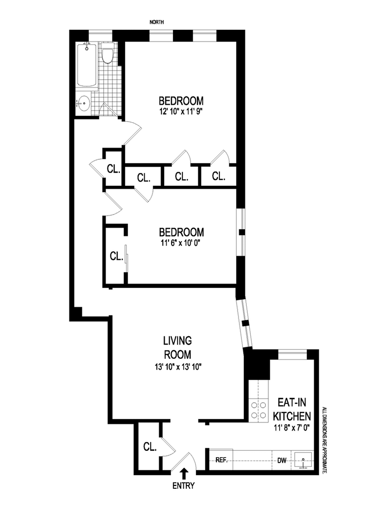 Floorplan for 332 East 84th Street