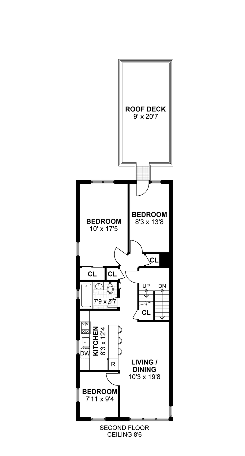 Floorplan for 8324 Fourth Avenue, 2
