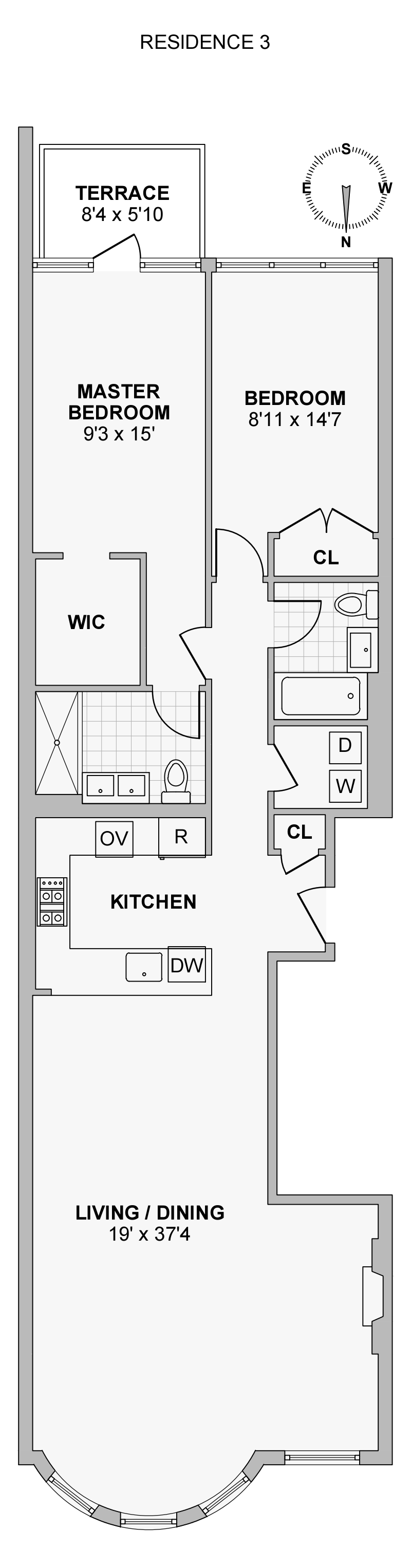 Floorplan for 120 West 118th Street #3