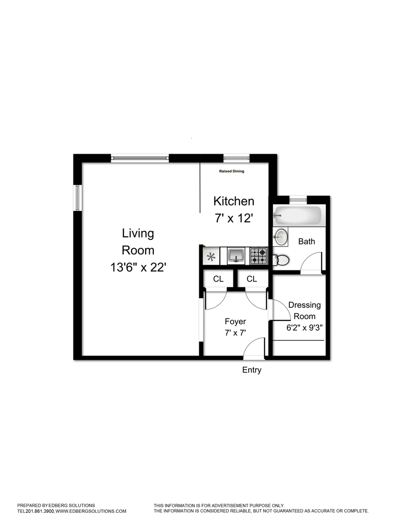 Floorplan for 113 -14 72nd Road, 6R