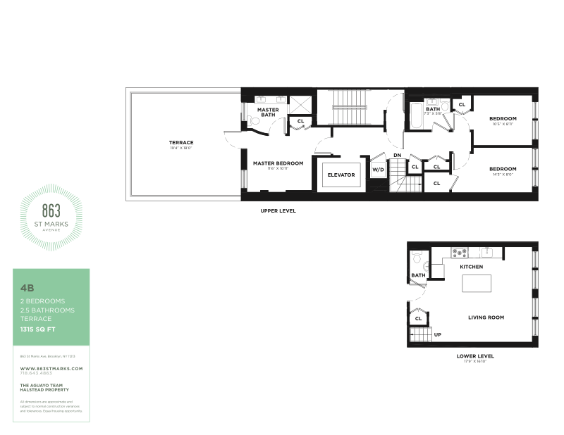 Floorplan for 863 Saint Marks Avenue, 4B