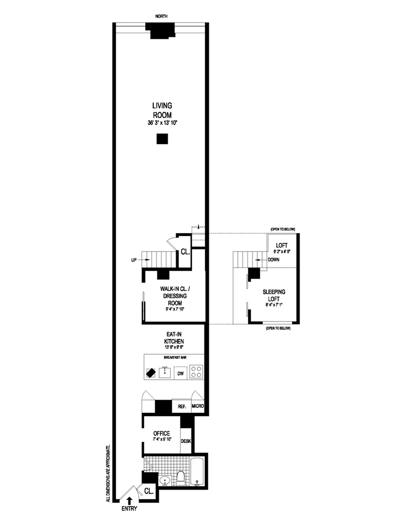 Floorplan for 310 East 46th Street, 3G