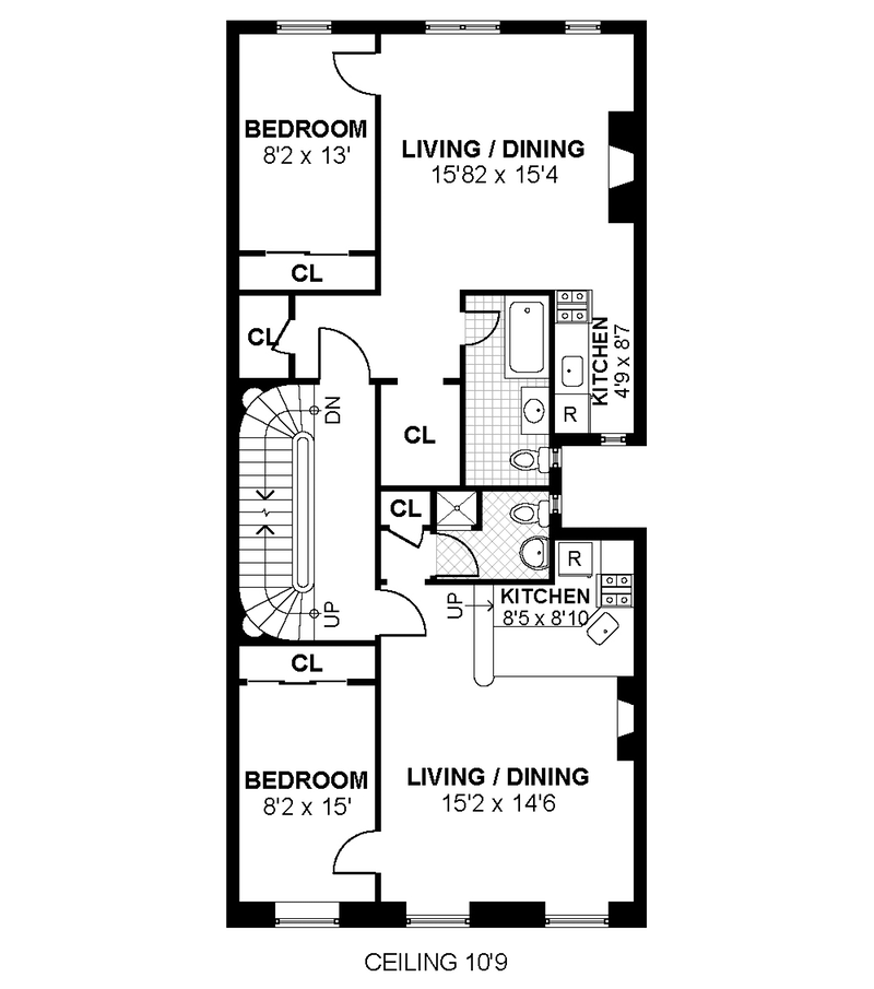Floorplan for 138 Joralemon Street, 3F