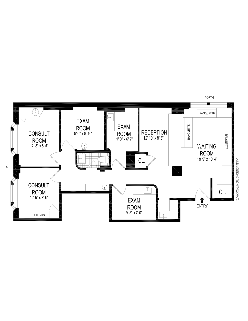 Floorplan for 161 Madison Avenue, 9NW