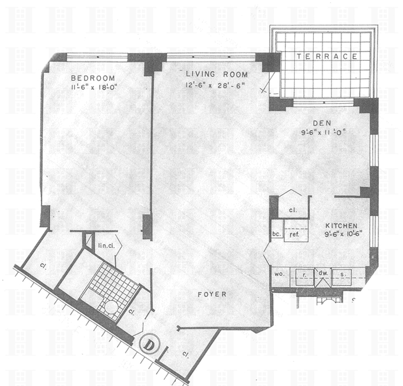 Floorplan for 2621 Palisade Avenue
