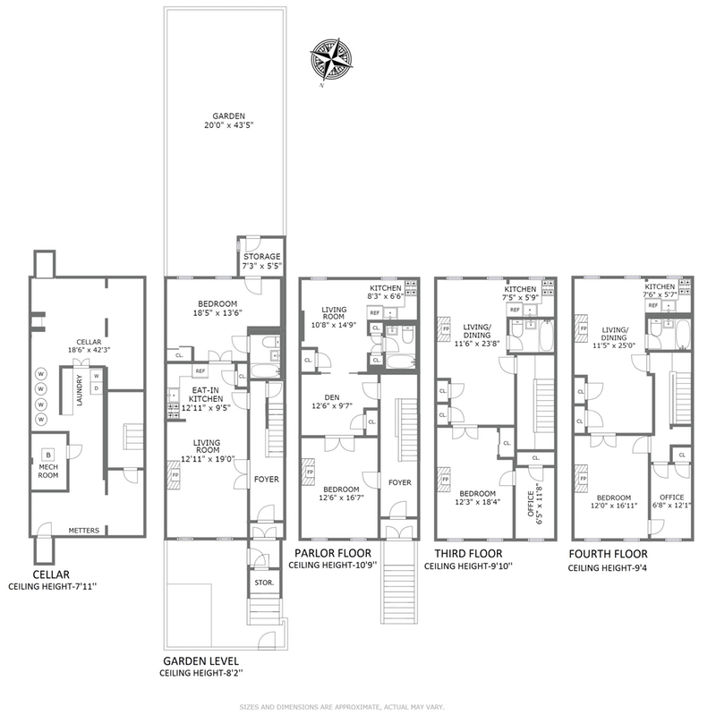 Floorplan for 372 Jefferson Avenue