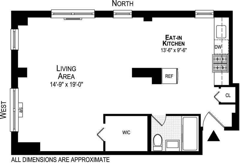 Floorplan for 330 Third Avenue, 15B