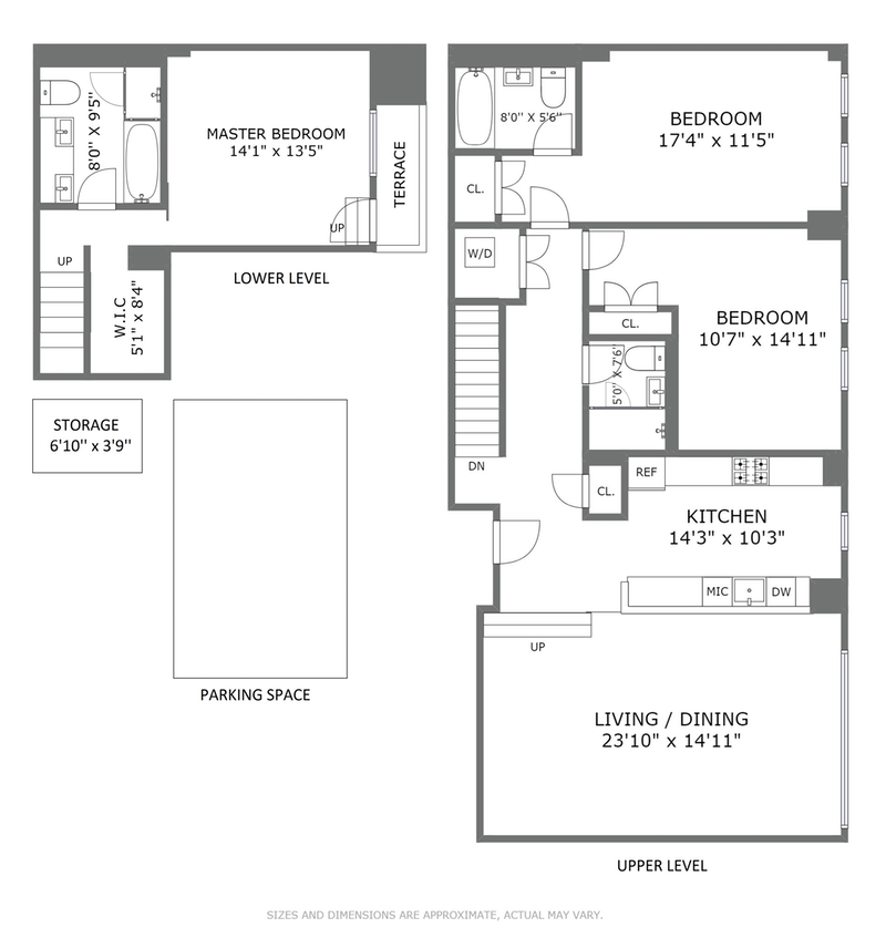 Floorplan for 291 Union St, 5C