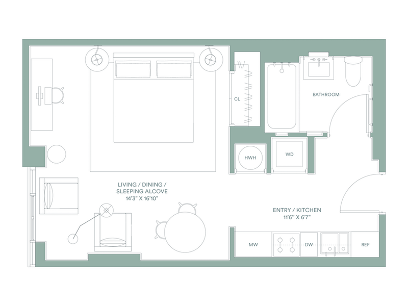 Floorplan for 2218 Jackson Avenue, 814