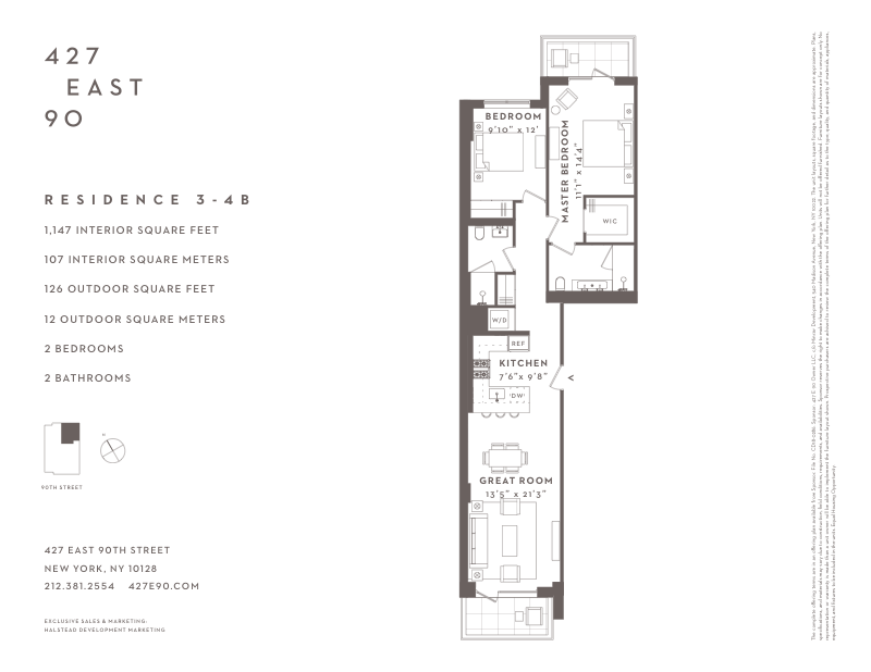 Floorplan for 2218 Jackson Avenue, 202