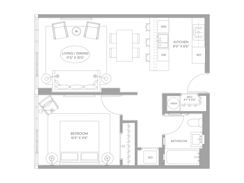 Floorplan for 2218 Jackson Avenue, 212