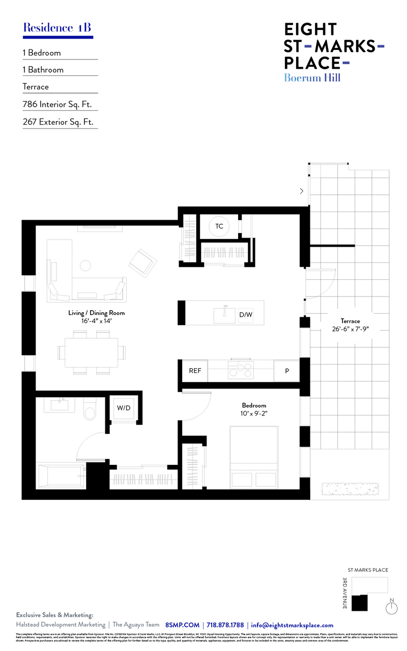 Floorplan for 2218 Jackson Avenue, 412