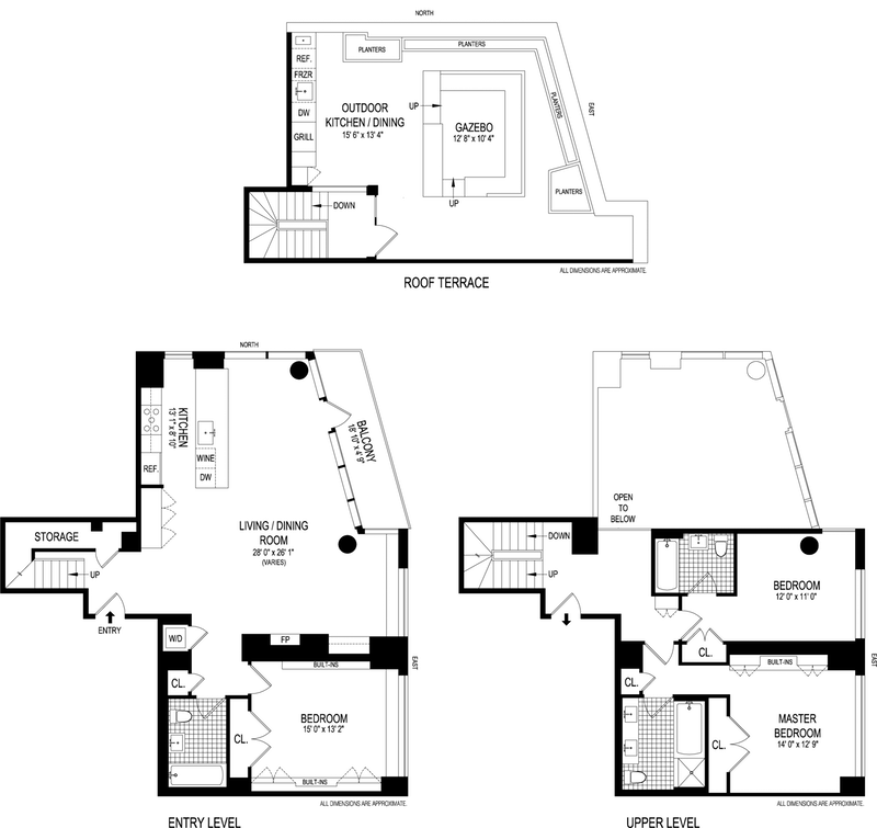 Floorplan for 22 North 6th Street, PH3E