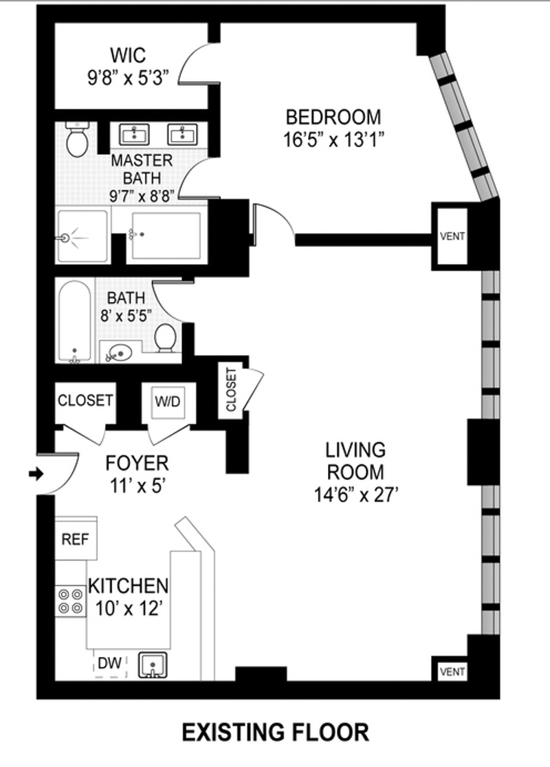 Floorplan for 130 West 19th Street, 5C