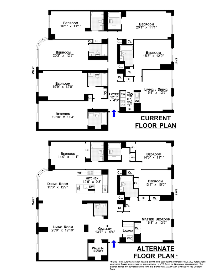 Floorplan for 275 Greenwich Street, 6DEF