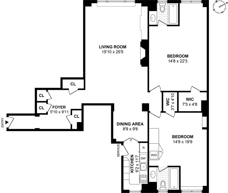 Floorplan for 480 Park Avenue, 4D