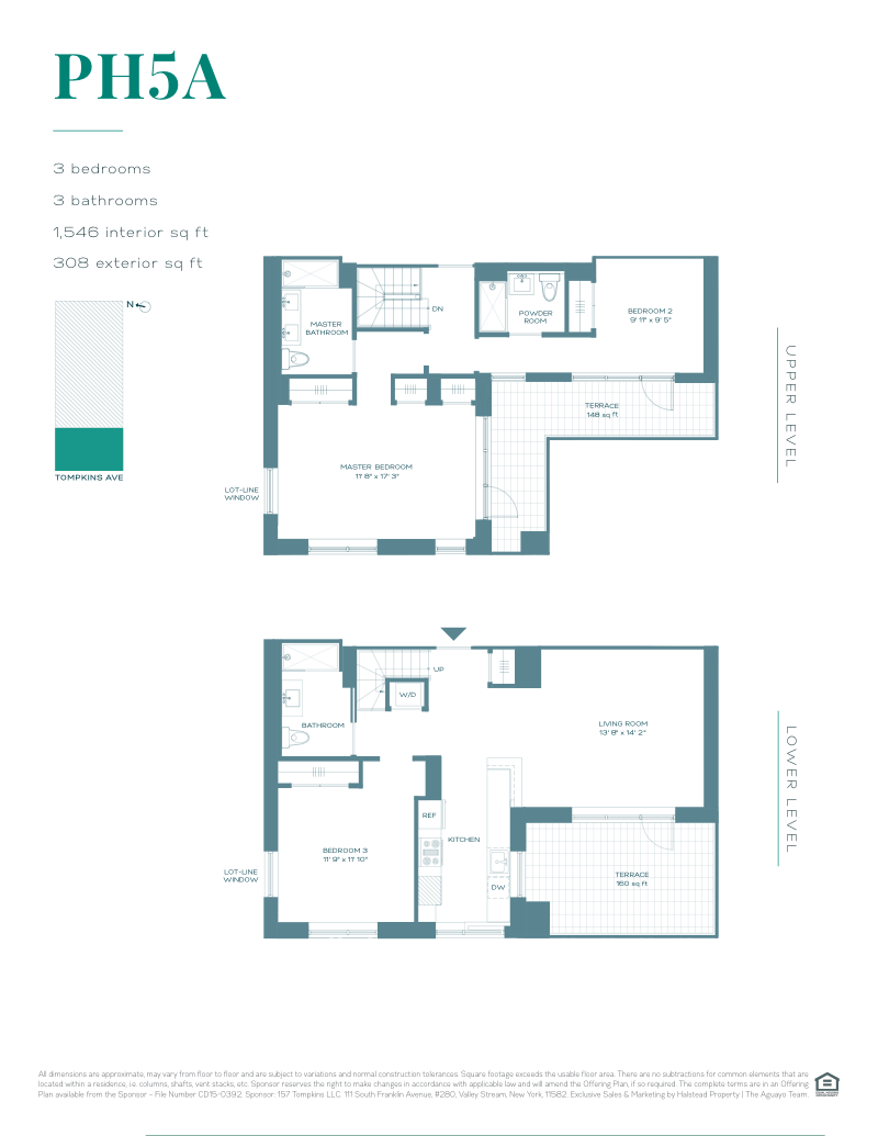Floorplan for 159 Tompkins Ave, 5A