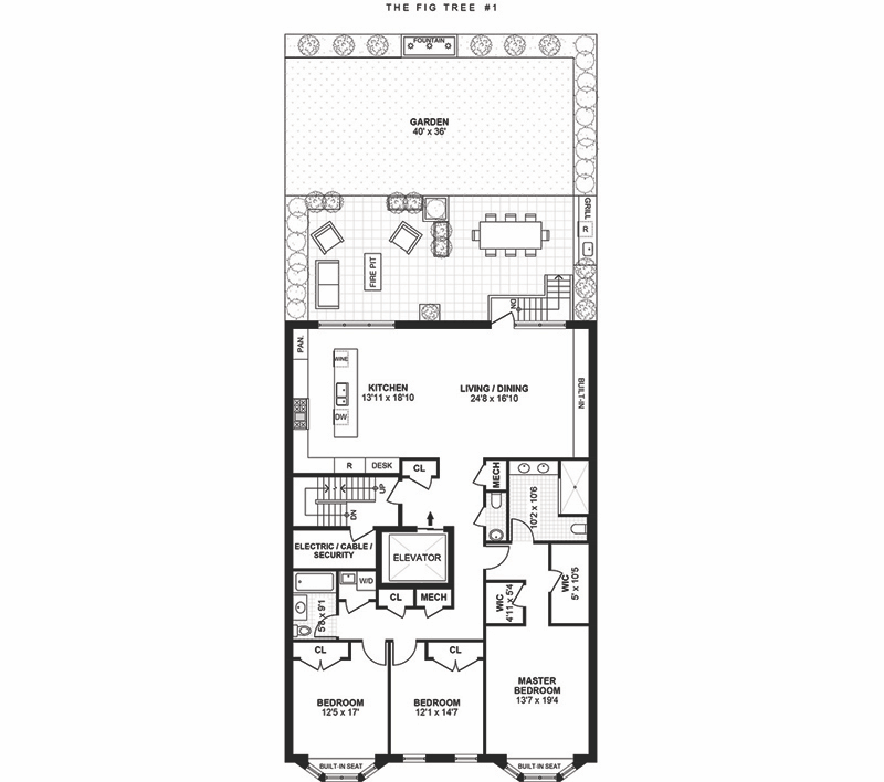 Floorplan for 306 Park Avenue, 1