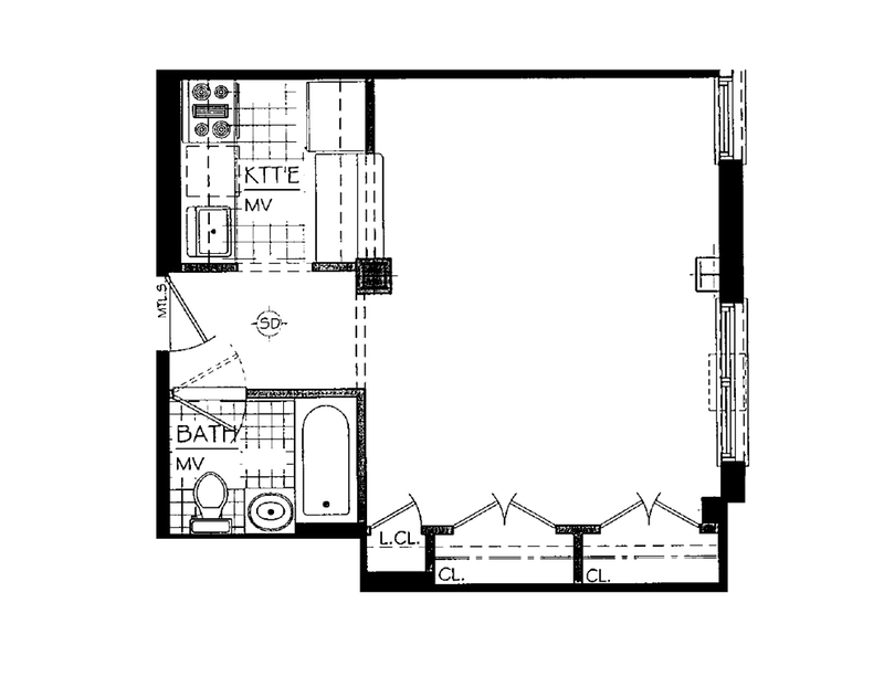 Floorplan for 279 West 117th Street, 5T