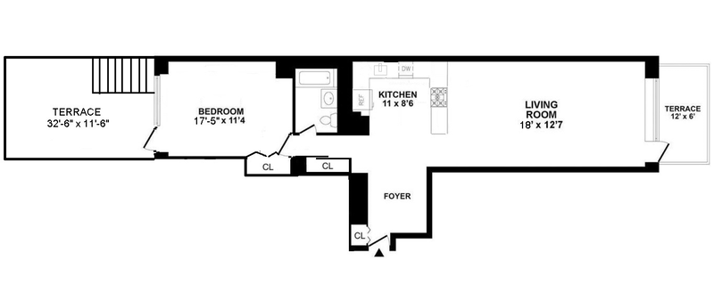 Floorplan for 230 East 15th Street, 1L