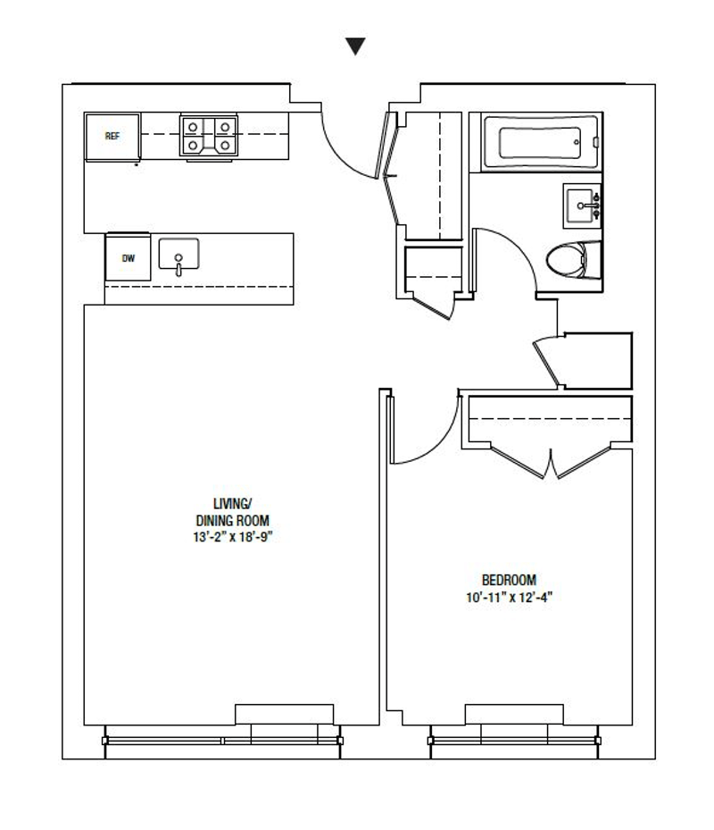 Floorplan for 58 Metropolitan Avenue, 2D