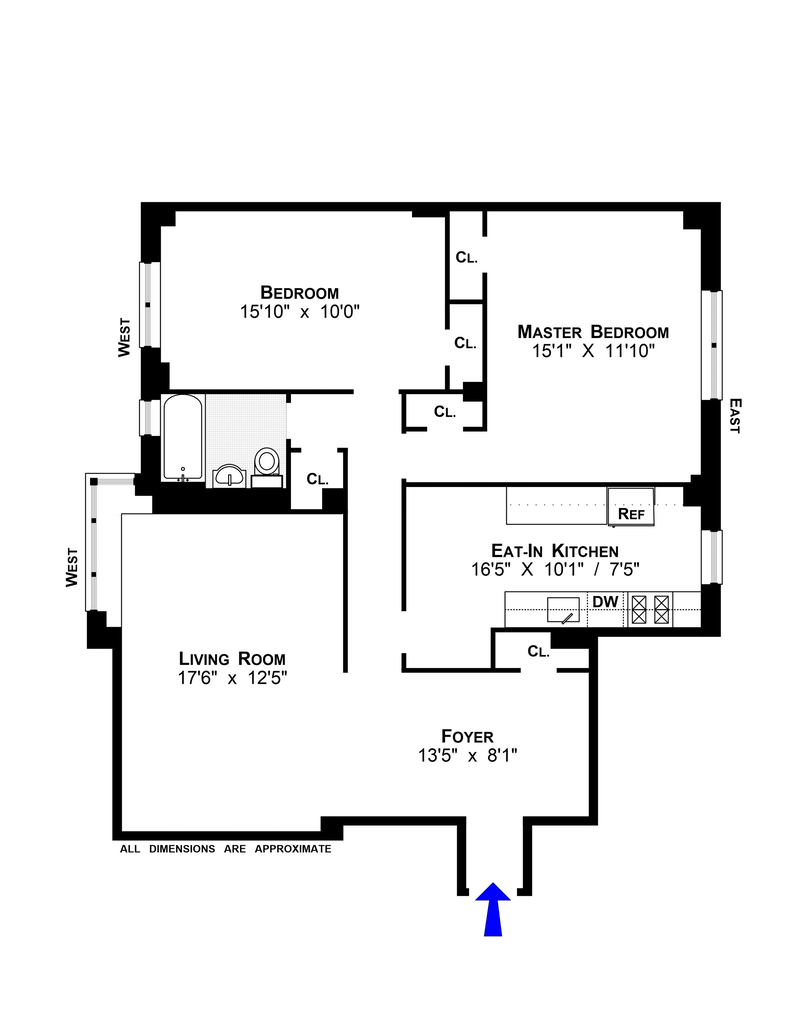 Floorplan for 530 Grand Street