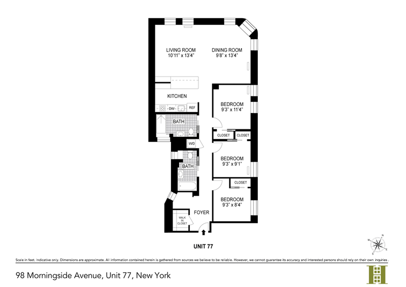 Floorplan for 98 Morningside Avenue, 77