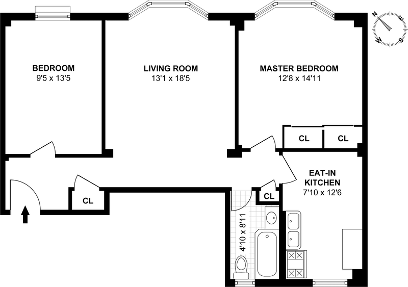 Floorplan for 544 West 157th Street, 51