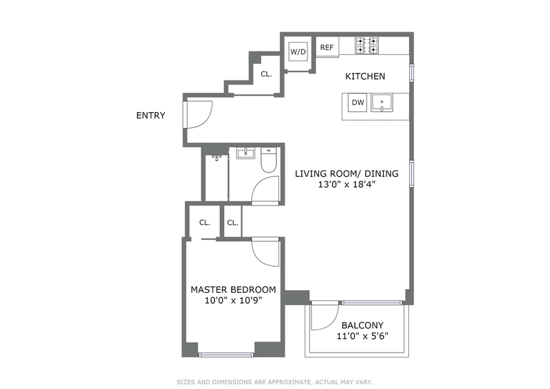 Floorplan for 17 Convent Avenue, 3A