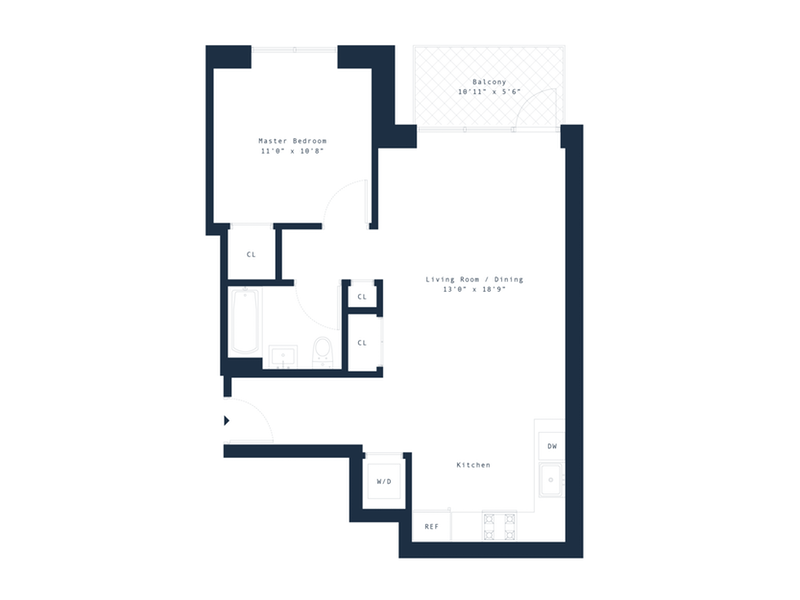 Floorplan for 17 Convent Avenue, 2D