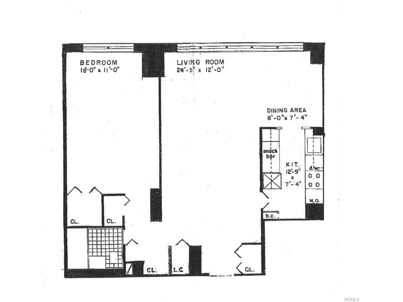 Floorplan for 555 Kappock Street, 20B