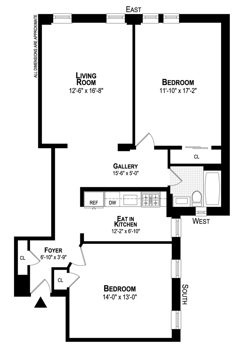 Floorplan for 43 -10 44th St