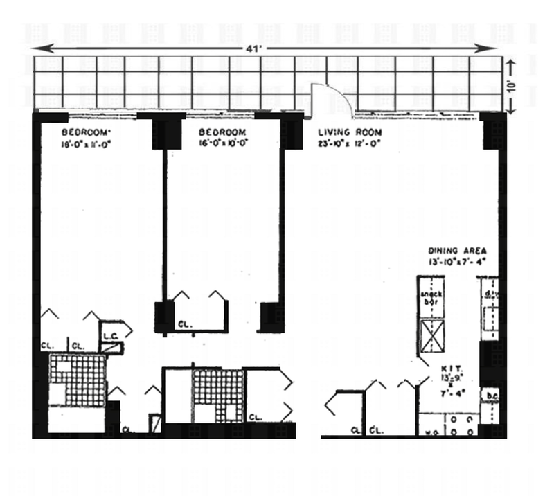 Floorplan for 555 Kappock Street, 1S
