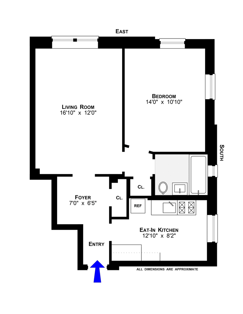 Floorplan for 504 Grand Street