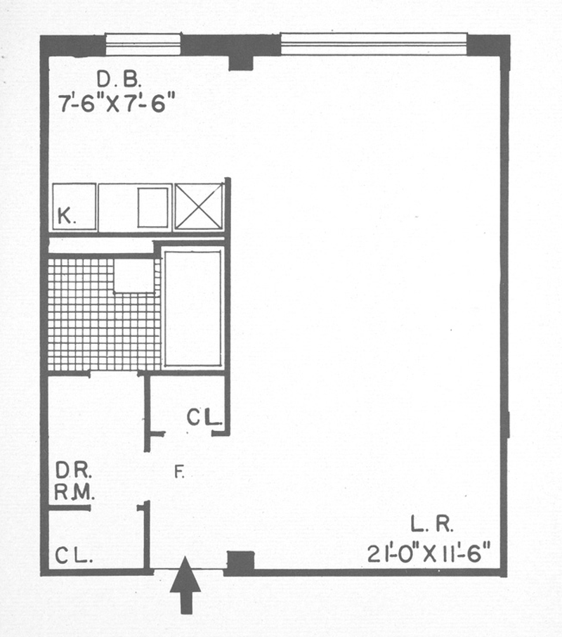Floorplan for 99 -52 66th Road, 7Y