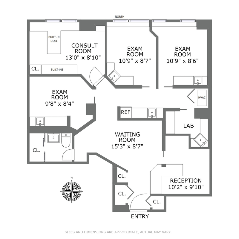 Floorplan for 333 East 34th Street, 1M