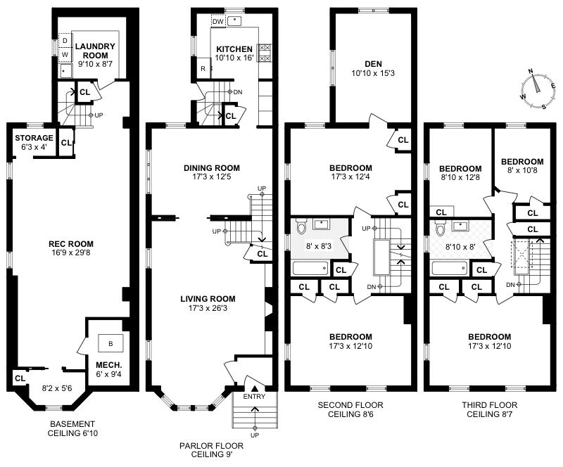 Floorplan for 109 Midwood Street, HOUSE