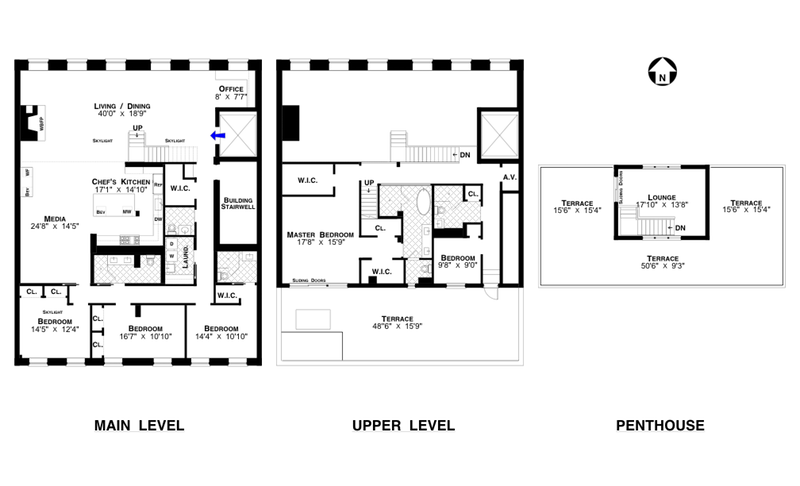 Floorplan for 45 Warren Street