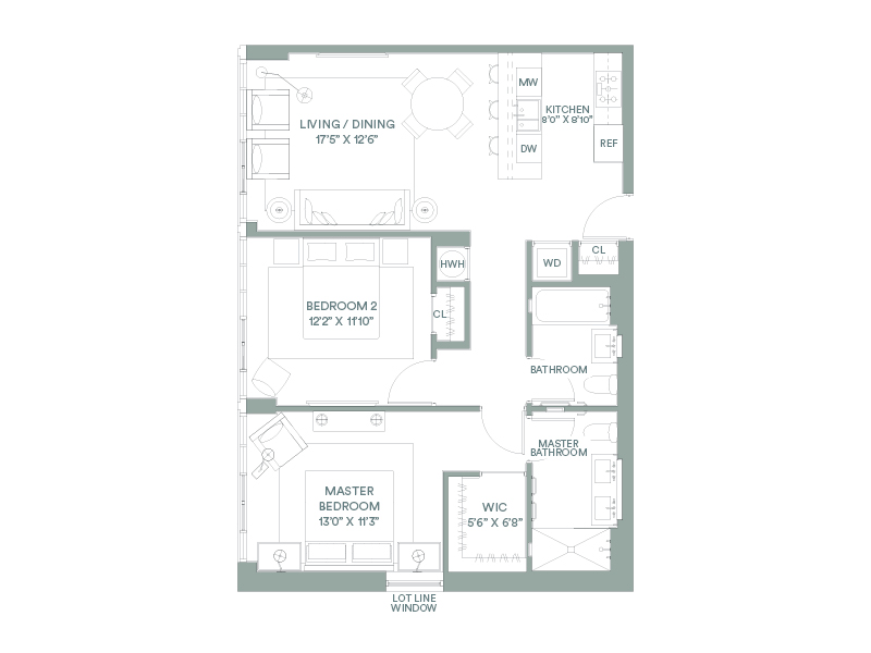 Floorplan for 2218 Jackson Avenue, 420