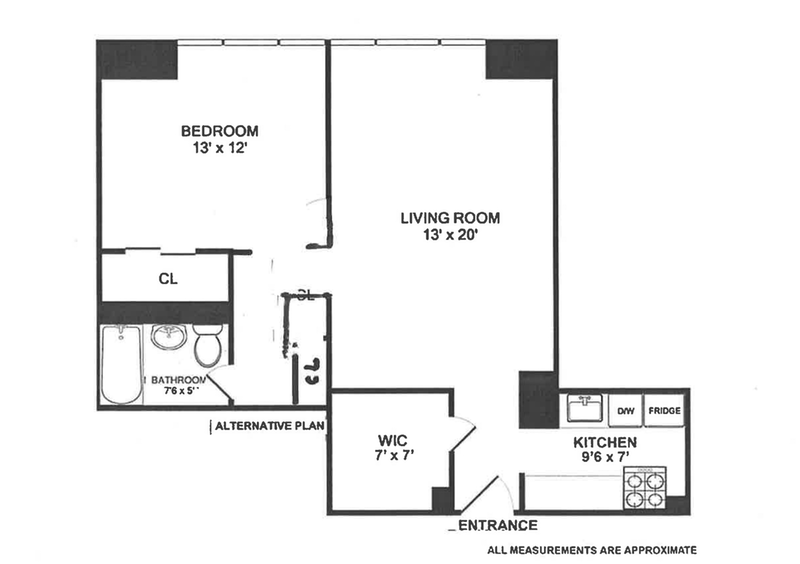 Floorplan for 372 Central Park West, 6Y