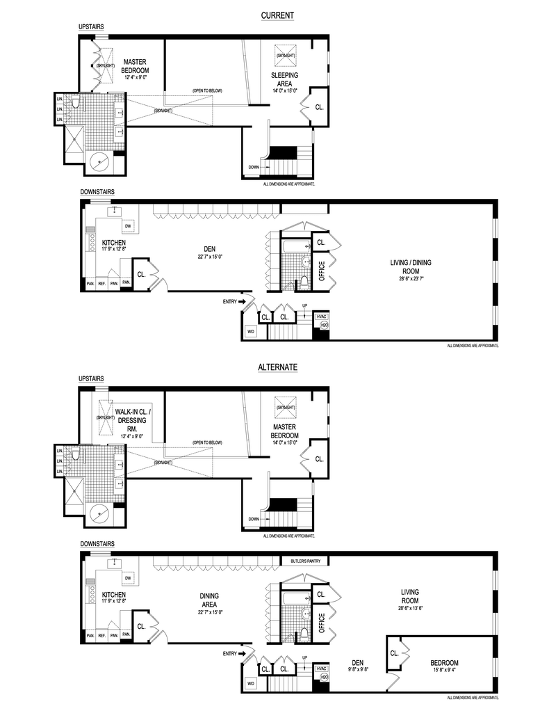 Floorplan for 95 Reade Street, 5N