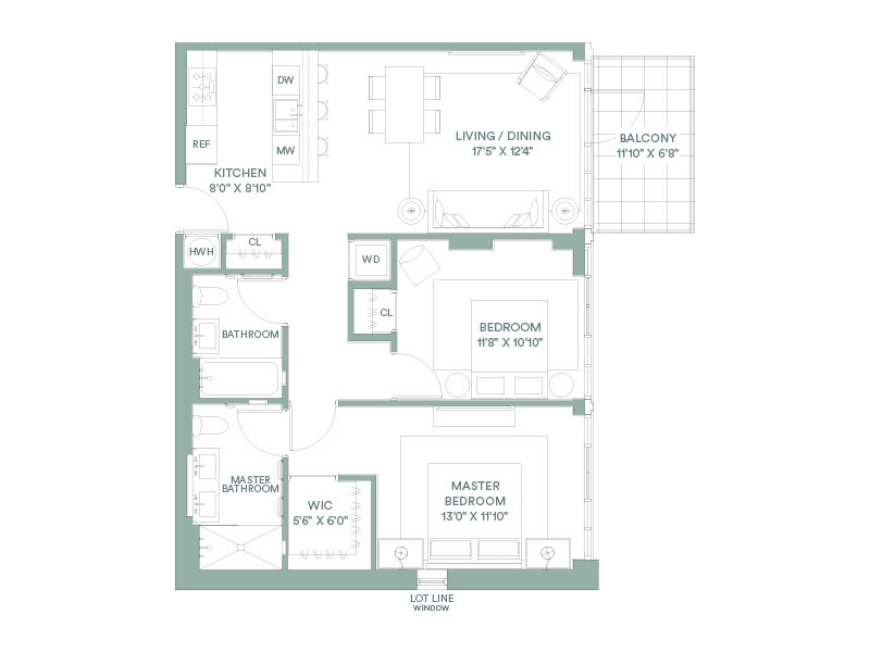 Floorplan for 2218 Jackson Avenue, 612