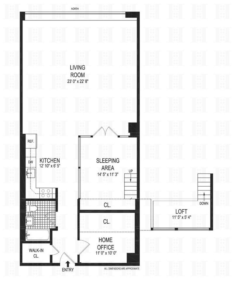 Floorplan for 535 Dean Street, 514