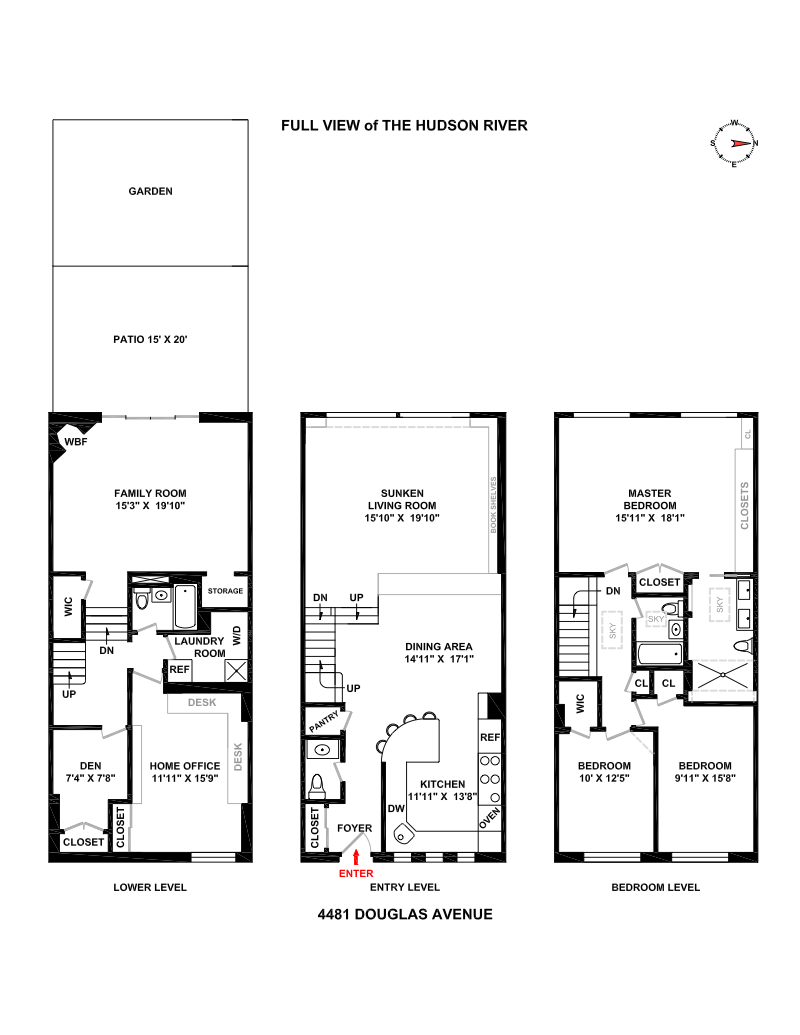 Floorplan for 4481 Douglas Avenue