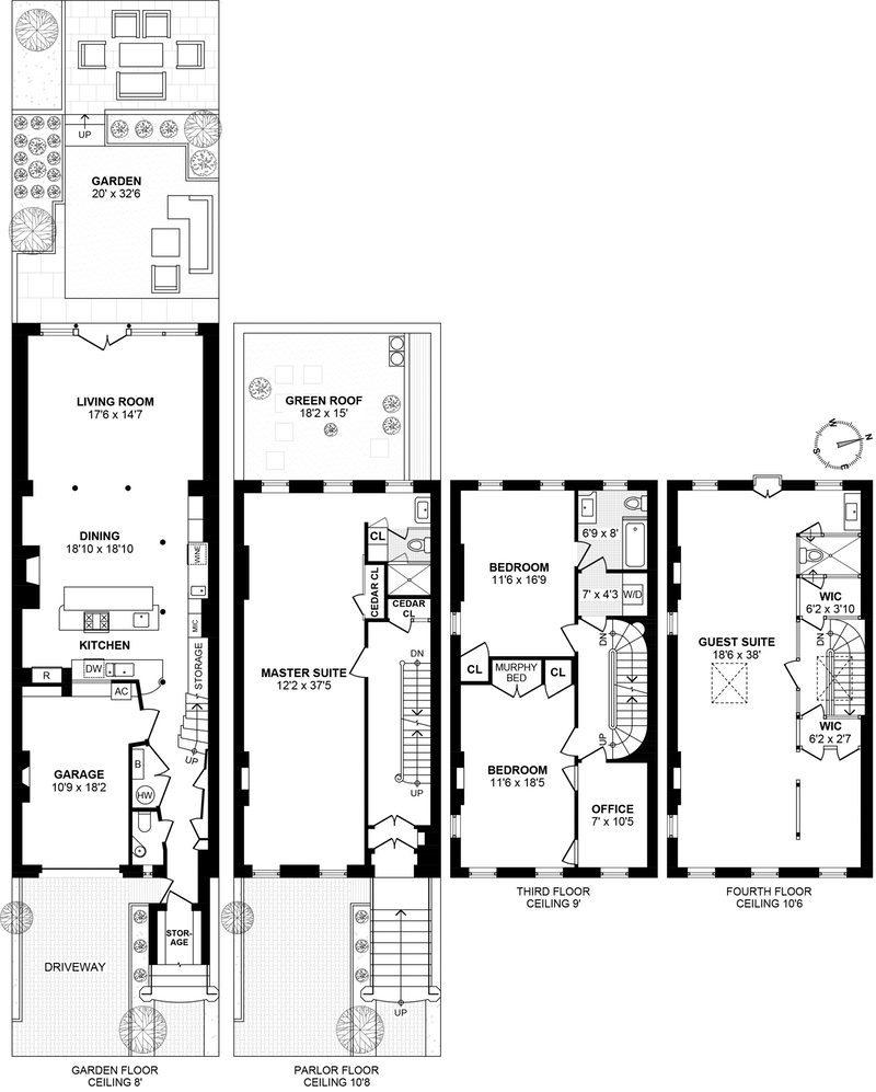 Floorplan for 604 Bloomfield Street