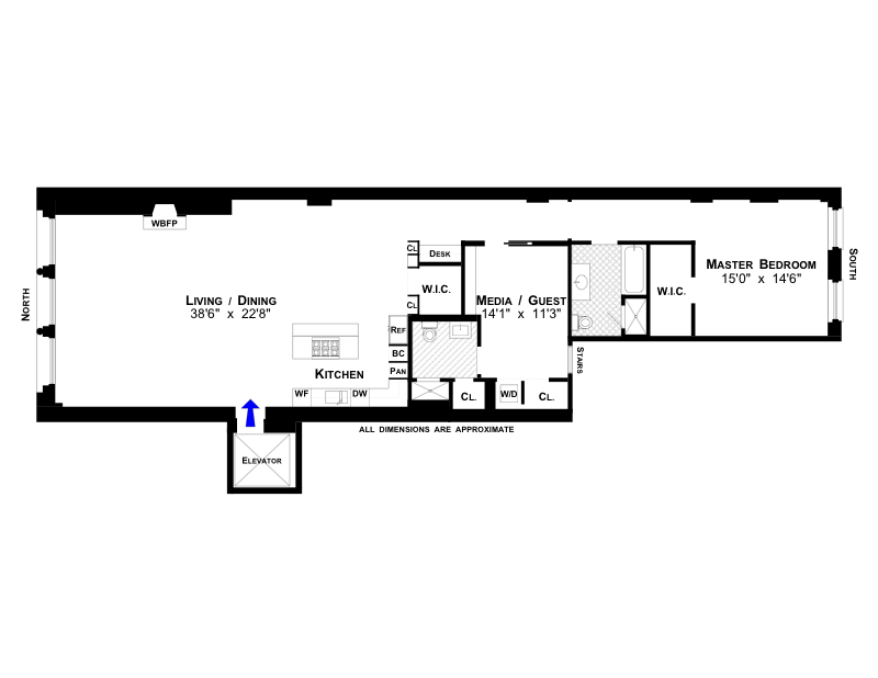 Floorplan for 27 Howard Street